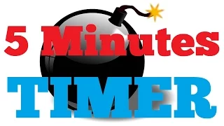 5 minutes Countdown Timer Alarm Clock