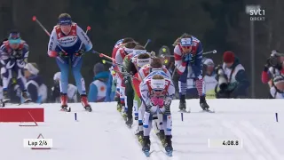 VM Seefeld 2019 - Längdåkning - Sprintstafett d+h