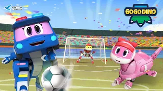 ⚽️ The Dino Cup | 2023 FIFIA Women's World Cup w/ GOGODINO & Velociraptors | Sports | Kids Cartoon