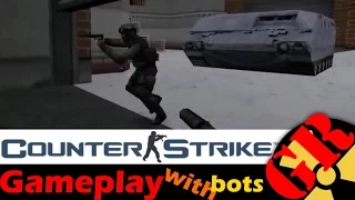 Counter-Strike v1.6 gameplay with Hard bots - Office - Counter-Terrorist