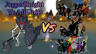 Stick War 3 JuggerKnight Vs All Units + Generals