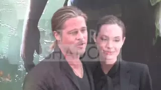 BEAUTIFUL COUPLE Brad Pitt and Angelina Jolie at "World War Z" Premiere Paris