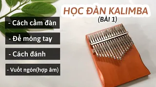 Học Đàn Kalimba Cơ Bản Bài 1 : Cách Cầm Đàn, Để Móng Tay, Đánh Hợp Âm