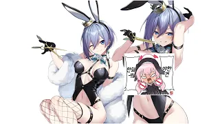 [COUNTER:SIDE] 레비아 바니걸 스킨대사 (CV.김이안) / Levia bunny girl skin review