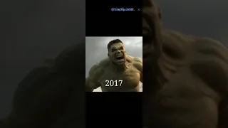 Evolution of Hulk 1988 Vs 2012 Vs 2019 #Evolution #Shorts #Hulk