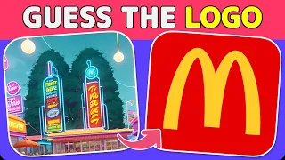 Guess the Hidden LOGO by ILLUSION 🏰🍕🤩 | Easy, Medium, Hard levels Quiz