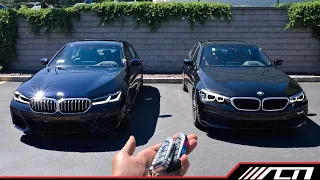 어떤 변화가 있나요?! 2021년 BMW 5시리즈 LCI vs 2020년 5시리즈! | 전체 비교 검토