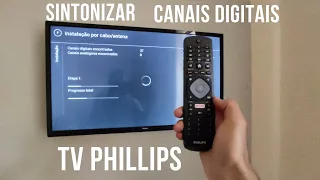 TV PHILLIPS como sintonizar os canais digitais