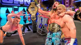 WWE 24 February 2024 Finally ! Seth Rollins Vs Gunther Champion Vs Champion Full Brutal Match