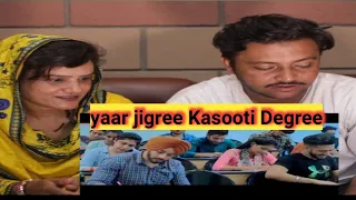 Yaar Jigree Kasooti Degree - Sharry Mann | Pakistani Reaction | Pakistani Reaction  | Apna Punjab Re