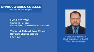 A Tale of two Cities - Lecture 01