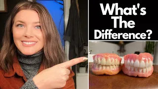 Immediate vs. Permanent Dentures
