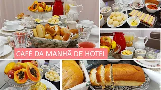 CAFÉ DA MANHÃ DE HOTEL PARA 6 PESSOAS COM R$ 100,00