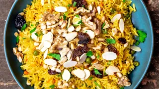 Loaded Golden Rice Pilaf You'll be Making All the Time!