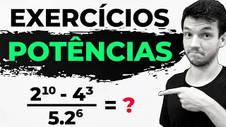 Exercícios de Potenciação | Dominando as Propriedades das Potências | Matemática Básica