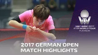 2017 German Open Highlights: Feng Yalan vs Mima Ito (1/4)