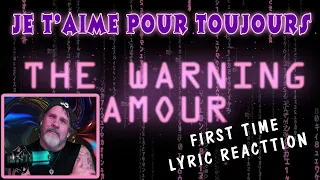 Rock Singer reacts to The Warning - "AMOUR" (Official Lyric Video) FIRST TIME lyric reaction!