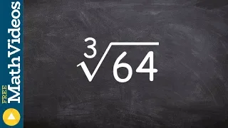 Using prime factorization to take the cube root of a number, cuberoot(64)