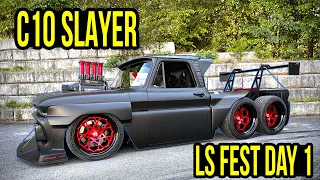 LS Fest East 2022 Bowling Green Kentucky Day 1! We Brought C10 Slayer and The Drift Truck!