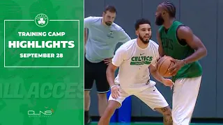 Jayson Tatum vs Jaylen Brown 1v1 HIGHLIGHTS  | CELTICS PRACTICE