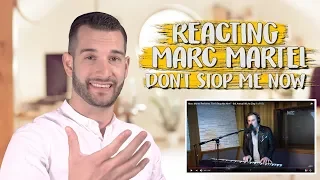 VOCAL COACH reacts to MARC MARTEL singing DON'T STOP ME NOW