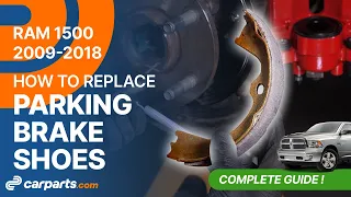 How to replace the Parking Brake Shoes 2009-2018 Dodge RAM 1500 🚗