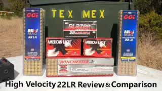 High Velocity 22LR Ammo Comparison and Review