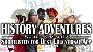 History Adventures - Reimagine Education 2020 - 2m Pitch Video - Best Educational App
