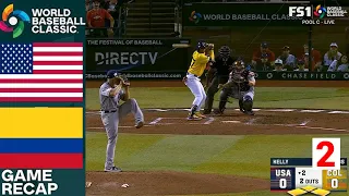 United States vs. Colombia Game 2 Full Highlights | 2023 World Baseball Classic