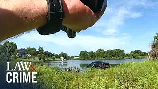 Bodycam: Ohio Man Crashes Car into Pond After Crazy High-Speed Chase With Police