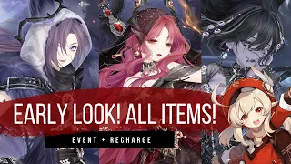 🔴 EARLY LOOK! HALLOWEEN EVENT AND RECHARGE! ALL ITEMS!