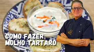 Como fazer Molho Tártaro | Cozinha básica | Chef Zeca