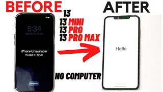 How to Reset/Restore iPhone 13/ Mini/Pro/Pro Max - Reset Forgot Passcode iPhone Unavailable Fix