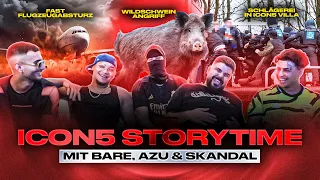 SCHLÄGERREI IM ICON 5 FINALE & KÜNSTLER KÄMPFT GEGEN WILDSCHWEIN 🤯 (Mit Bare, Skandal, Azu)