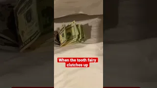 When the tooth fairy comes😂