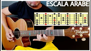 🏺Escala Arabe no Violão | Sinta o Efeito Sonoro que causa em um acorde Maior (G)