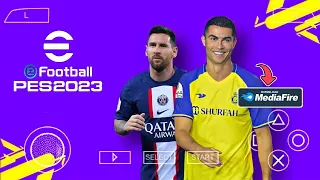 Download Efootball PES 2023 PPSSPP Camera PS5 Latest Kits 2023