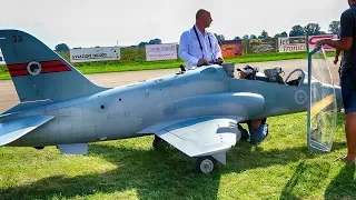 XXXL BAE HAWK TOMAHAWK 1:2.5 SCALE RC TURBINE JET! PROTOTYPE FLIGHT ON JET POWER 2018