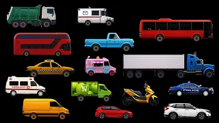 Street Vehicle for Kids: Cars and Trucks for All! Part1