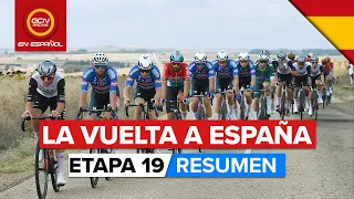 Resumen Vuelta A España 2023 - Etapa 19