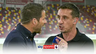 "Look at me when I'm talking to you" 😳 | Neville & Redknapp get HEATED!