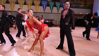 Gene and Elena Bersten American rhythm Mambo