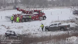 02-05-2018 Ames Iowa Car Wreck I-35 Shut Down-