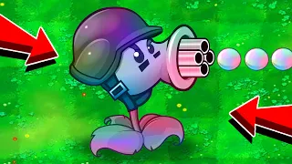 NEW PLANT! HYPNO-GATLING PEA in Plants vs Zombies