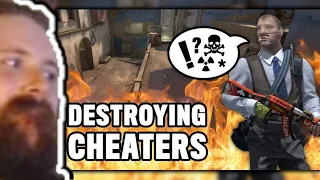 Forsen Reacts To CSGO Cheaters trolled by fake cheat software 4