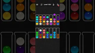 ball sort color water puzzle level 1321 solution