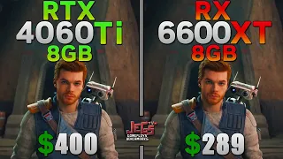 RTX 4060 Ti vs RX 6600 XT - Tested in 15 games