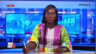 🔴 DIRECT SUR ESPACE TV GUINÉE - LE JT DU 02 2021 - EDITION DE 19 HEURES 45.