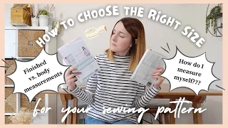 How to choose the perfect sewing pattern size | A complete guide (Beginner sewing series Ep. 3)