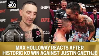 THE BADDEST MOTHERF***ER. Max Holloway reflects on his win at #UFC300 🔥